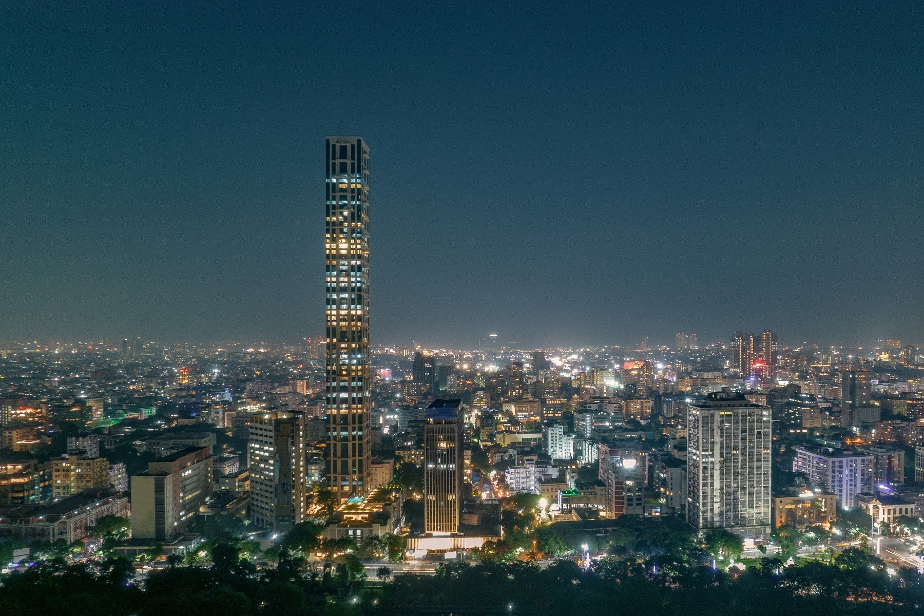 Aerial view of Kolkata